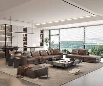 Modern A Living Room-ID:485986954