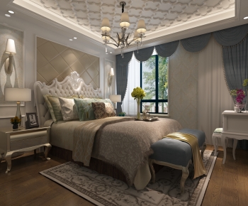 American Style Bedroom-ID:694215069