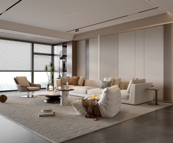 Modern A Living Room-ID:675471075