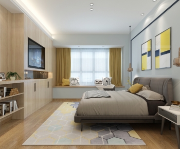 Modern Bedroom-ID:690977103