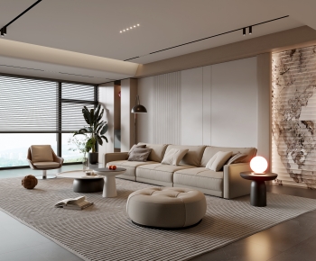 Modern A Living Room-ID:344793085