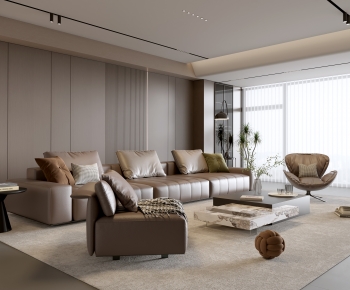 Modern A Living Room-ID:807828905