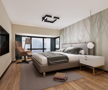 Post Modern Style Bedroom-ID:102883101