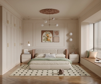 French Style Bedroom-ID:297791966