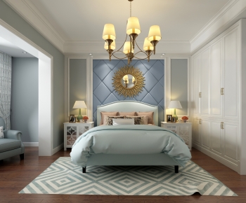 Simple European Style Bedroom-ID:122579101