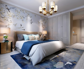 New Chinese Style Bedroom-ID:265208012