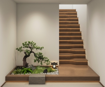 New Chinese Style Stairwell-ID:767386919