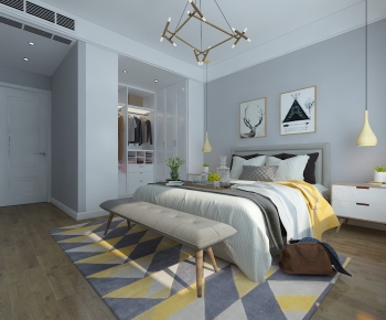 Nordic Style Bedroom-ID:287766936