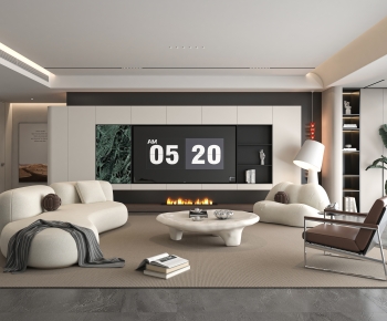 Modern A Living Room-ID:225550895