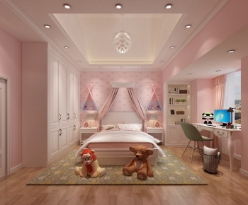 Simple European Style Girl's Room Daughter's Room-ID:828717959