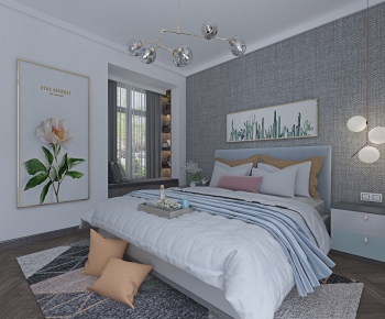 Nordic Style Bedroom-ID:142543081