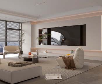 Modern A Living Room-ID:865684037