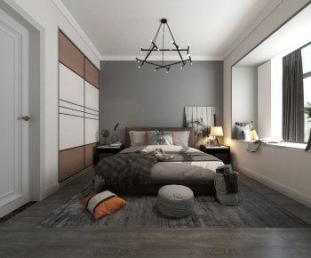 Post Modern Style Bedroom-ID:619740961