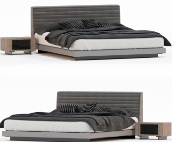 Modern Double Bed-ID:812613967