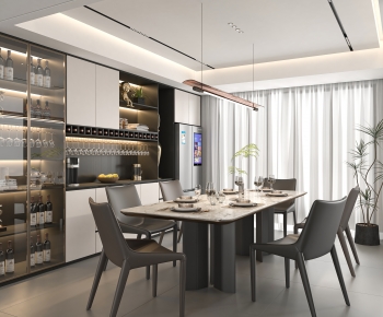 Modern Dining Room-ID:442929324