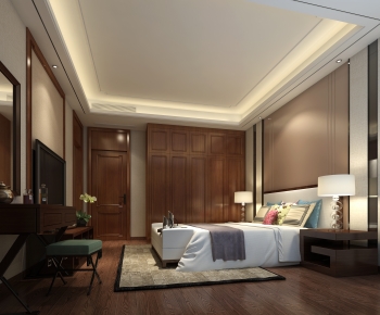 Chinese Style Bedroom-ID:988648892