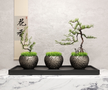 New Chinese Style Potted Green Plant-ID:241444115