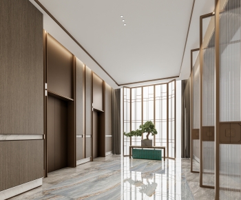 New Chinese Style Corridor/elevator Hall-ID:326800316