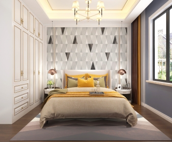 Nordic Style Bedroom-ID:541625982