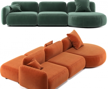 Modern Three-seat Sofa-ID:552210893