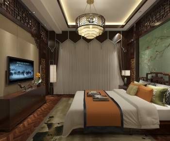 Chinese Style Bedroom-ID:918323996