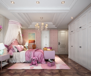 American Style Girl's Room Daughter's Room-ID:703248987