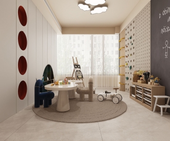 Modern Children's Room Activity Room-ID:596787934