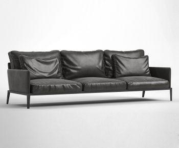 Modern Three-seat Sofa-ID:713598012