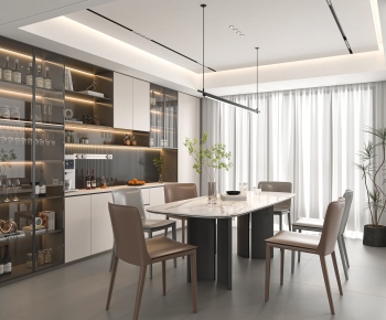 Modern Dining Room-ID:407999993