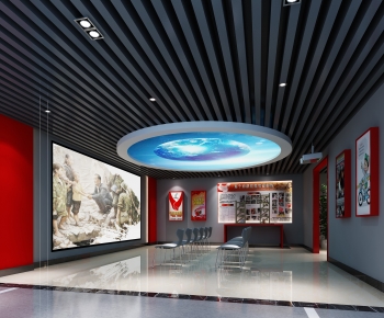 Modern Exhibition Hall-ID:307806973