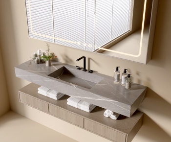 Modern Bathroom Cabinet-ID:255688919