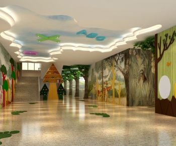 Modern Kindergarten Hall-ID:937679055