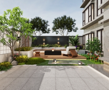 Modern Courtyard/landscape-ID:403192047