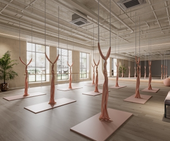 Wabi-sabi Style Yoga Room-ID:119733109