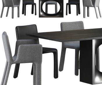 Modern Dining Table And Chairs-ID:977771042