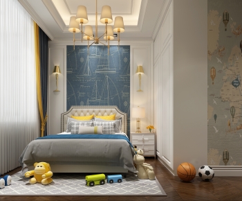 Simple European Style Boy's Room And Son's Room-ID:272660373