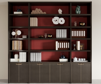 New Chinese Style Bookcase-ID:531198027