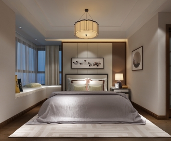 New Chinese Style Bedroom-ID:273288017