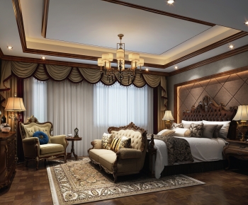 American Style Bedroom-ID:984695916