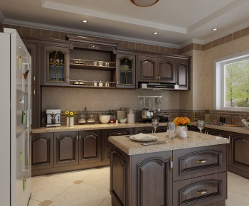 European Style Open Kitchen-ID:566350941