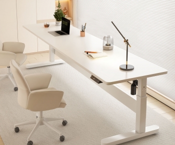 Modern Computer Desk And Chair-ID:270710068