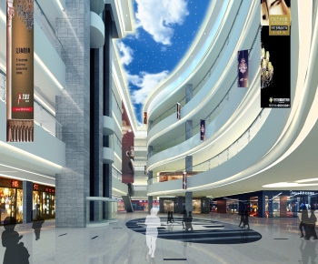 Modern Shopping Mall-ID:438476092