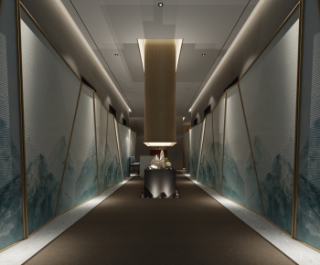 New Chinese Style Corridor-ID:719016087