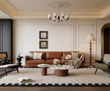 French Style A Living Room-ID:556349898