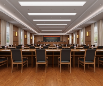 New Chinese Style Office Lecture Hall-ID:153320077