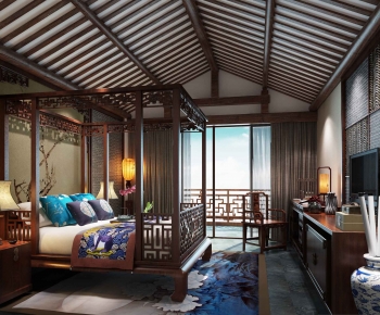 New Chinese Style Guest Room-ID:853487975