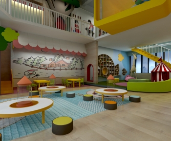 Modern Kindergarten Classrooms-ID:987667087