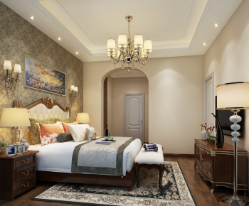 American Style Bedroom-ID:617283113