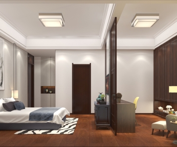 New Chinese Style Bedroom-ID:296071056