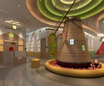 Modern Kindergarten Hall-ID:908060071